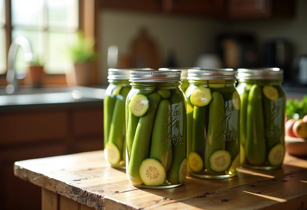 courgettes conserves