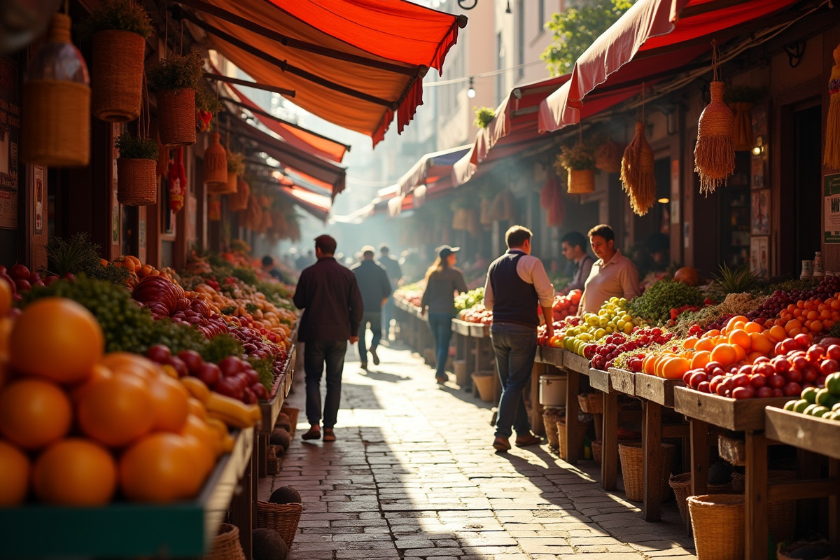 marché alimentaire