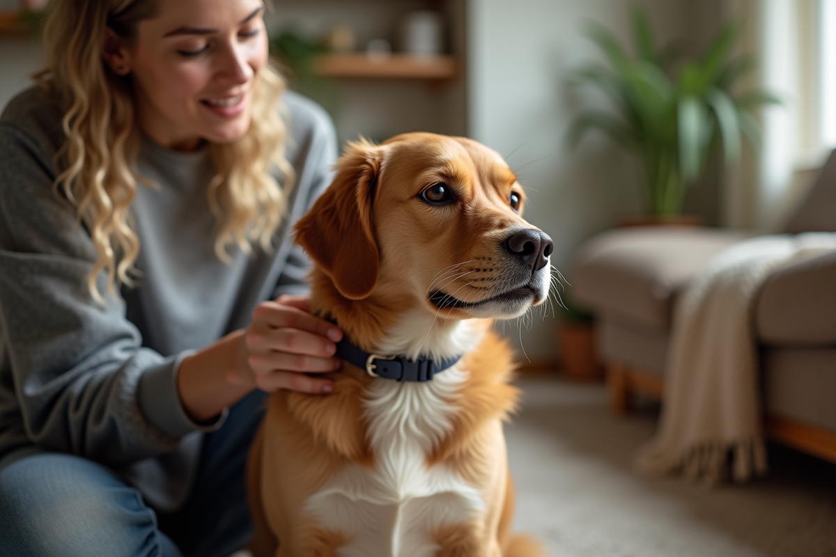 collier antipuce chien